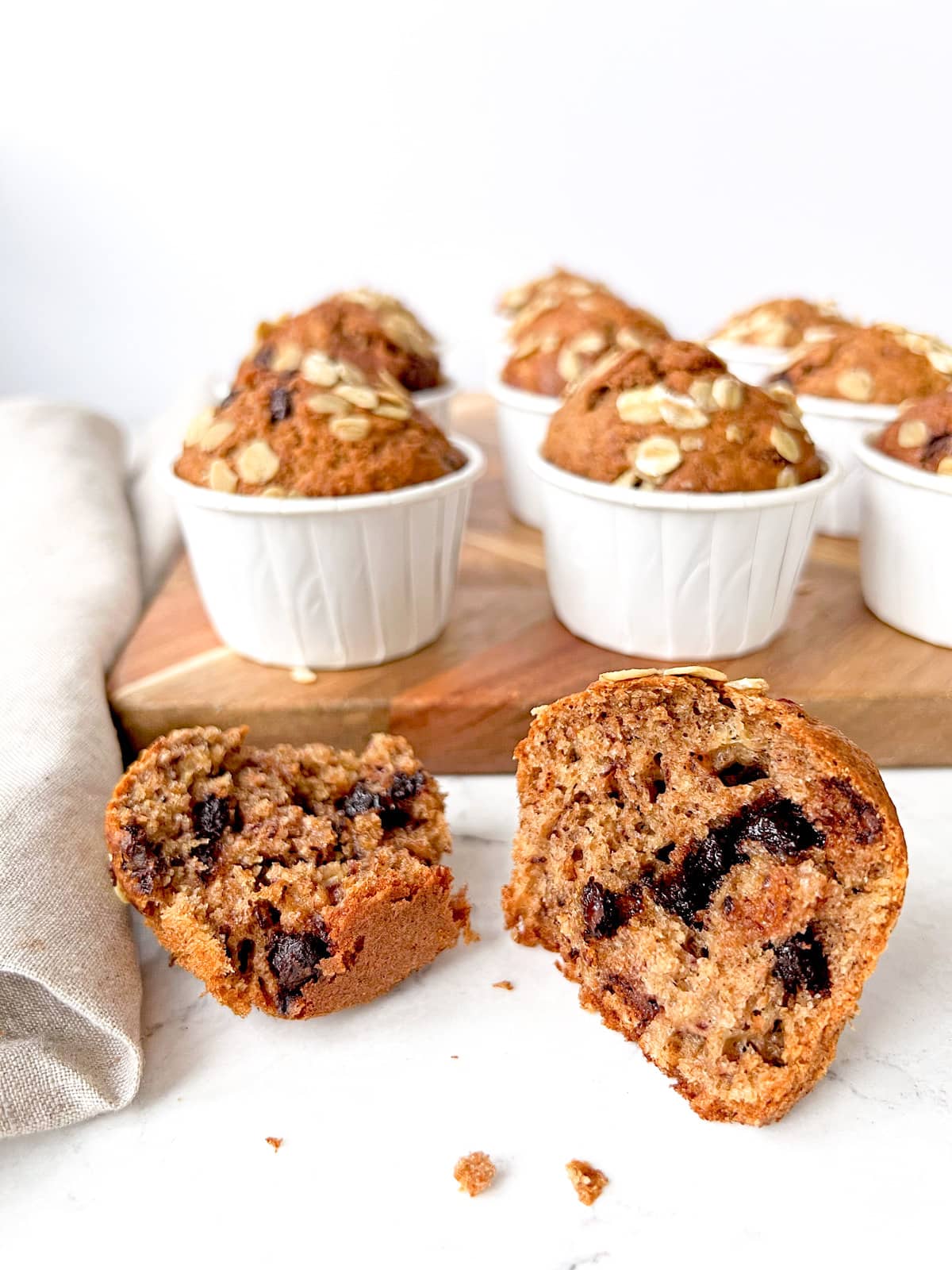 Banana chocolate chip muffins recipe