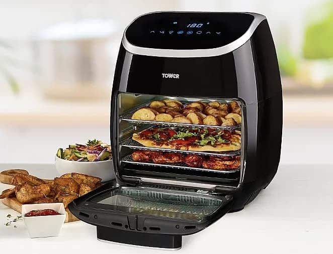 Essential Family Kitchen Tools: Tower Xpress Pro T17039 Vortx 5-in-1 DIgital Air Fryer Oven
