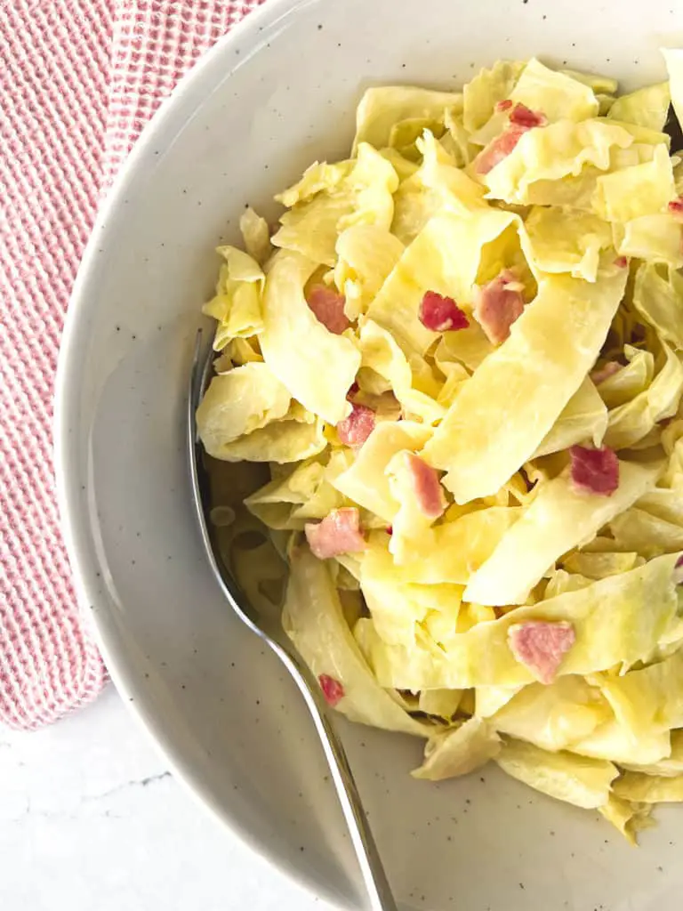 Creamy Bacon and Cabbage Side - Family Meals