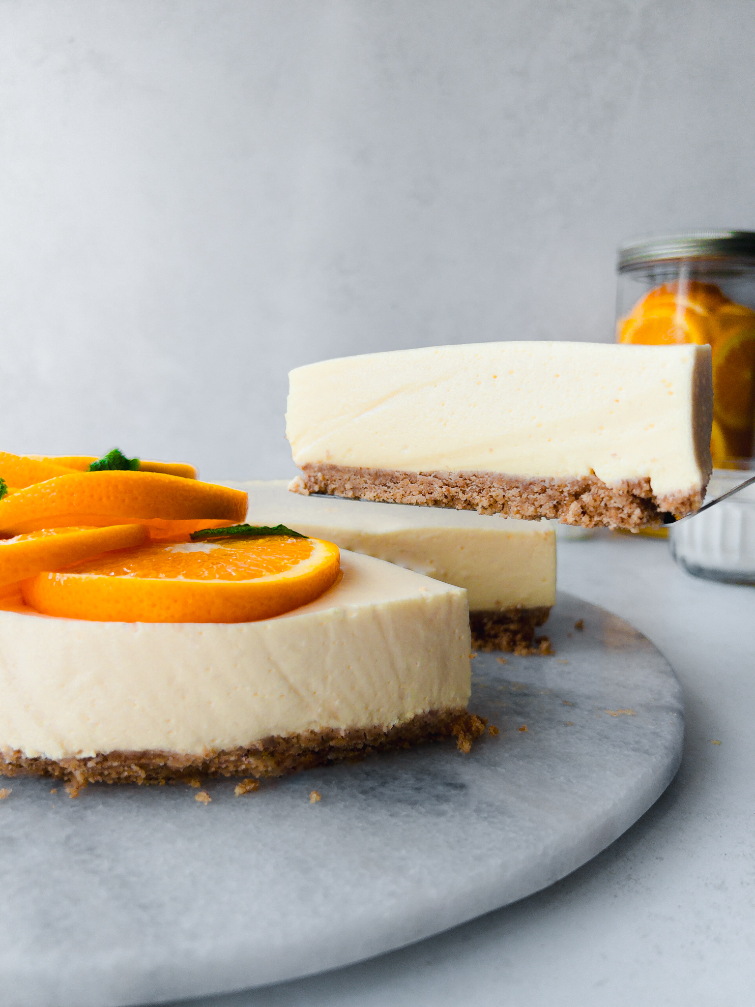 No Bake Orange Cheesecake with jelly recipe