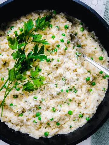 Lemon Pea Risotto (Oven Baked) FI 5