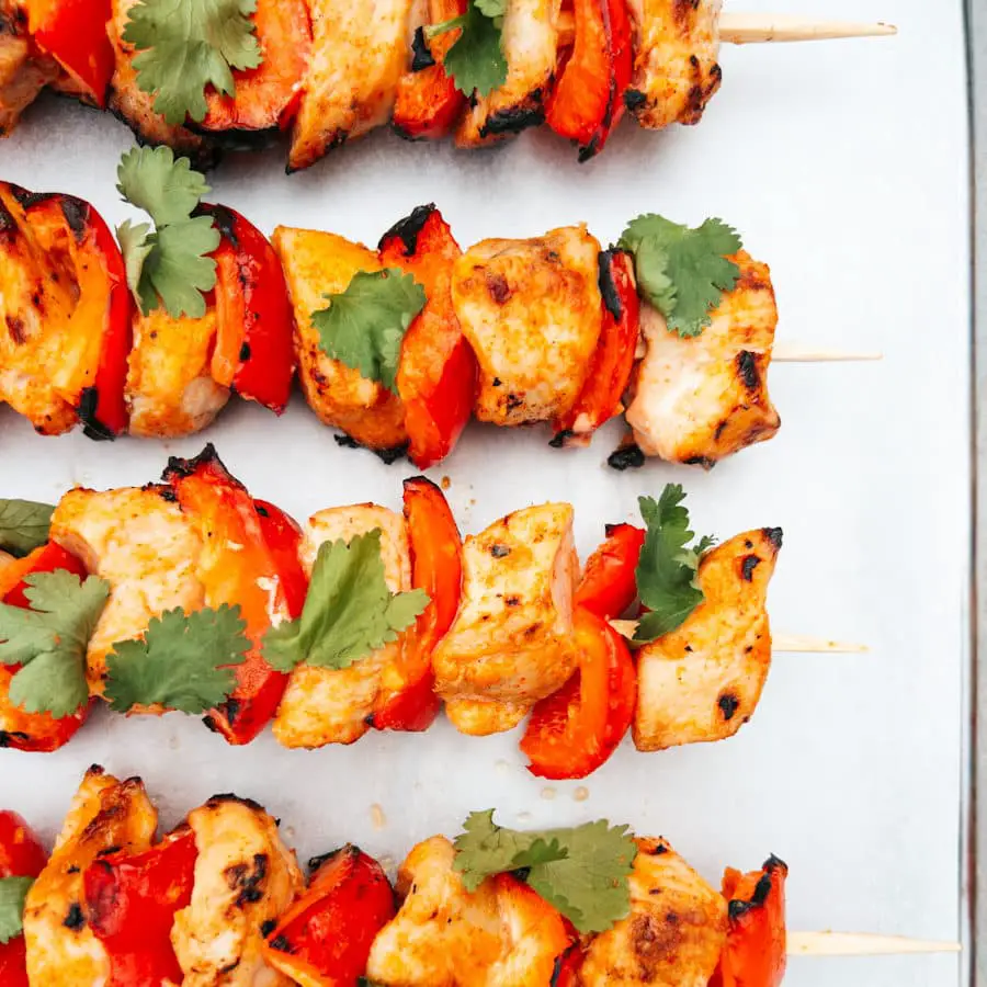 Mango and Lime Chicken Skewers recipe