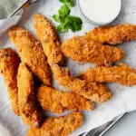 Oven Baked Buttermilk Chicken -chicken tenders buttermilk