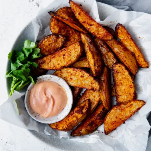 Paprika Potato Wedges Together to Eat Family Meals