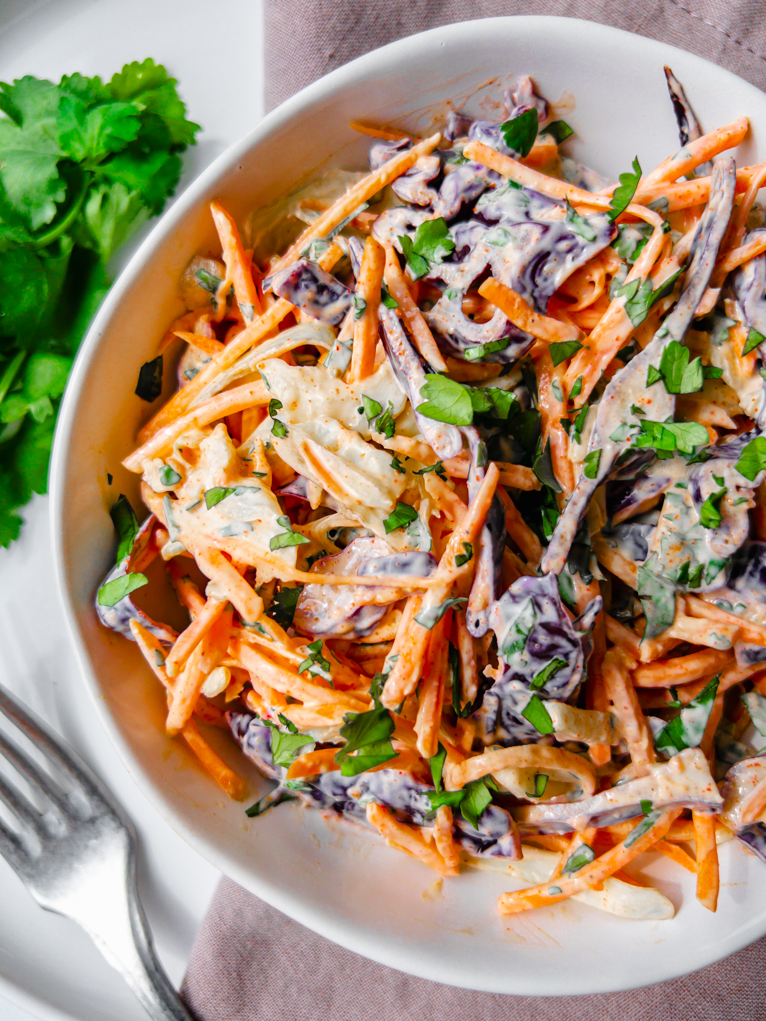 Peri Peri Coleslaw - slaw with peri peri seasoning 2