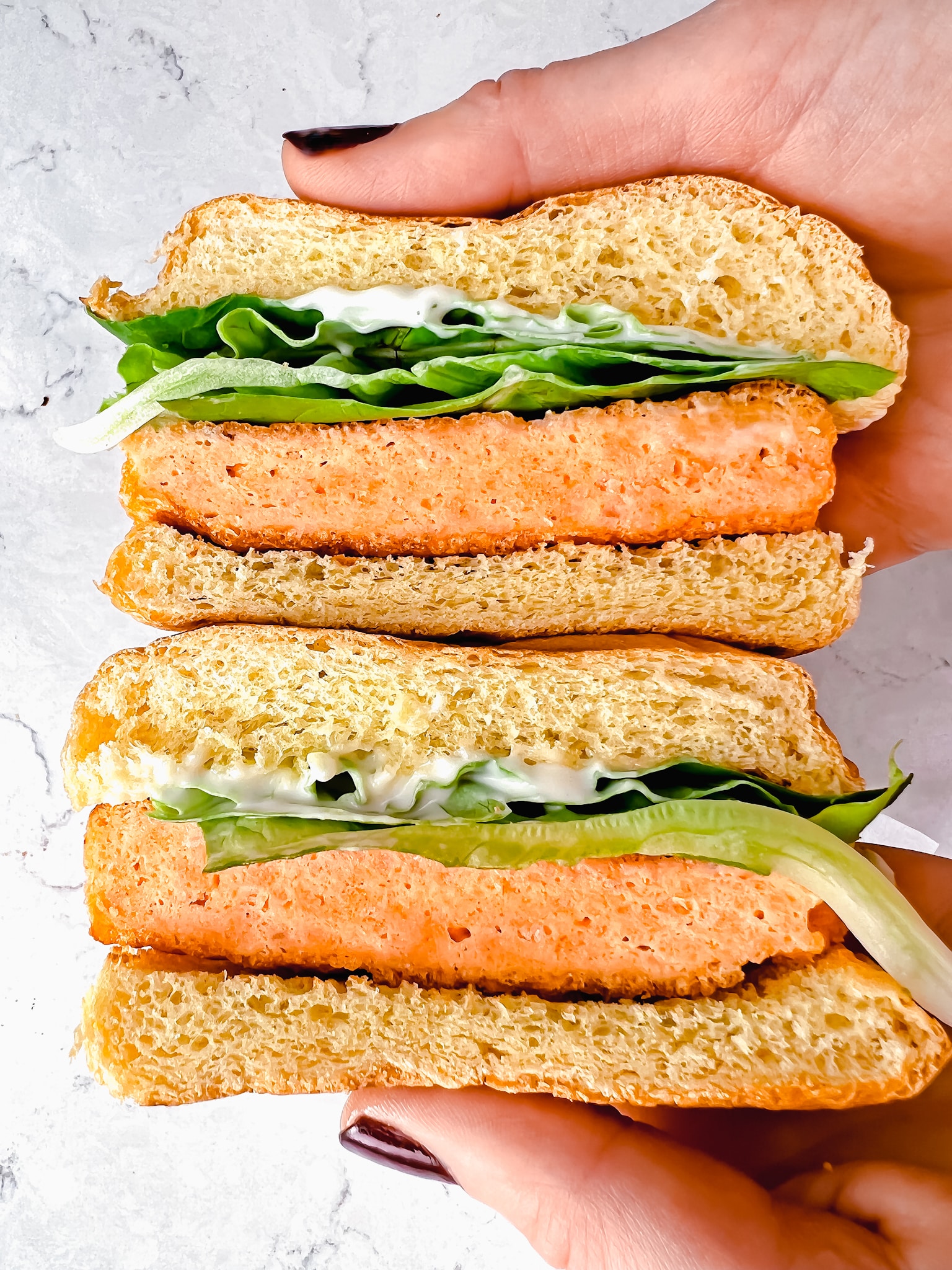 Quick Salmon Burgers - Lemon Mayo - Family Meals