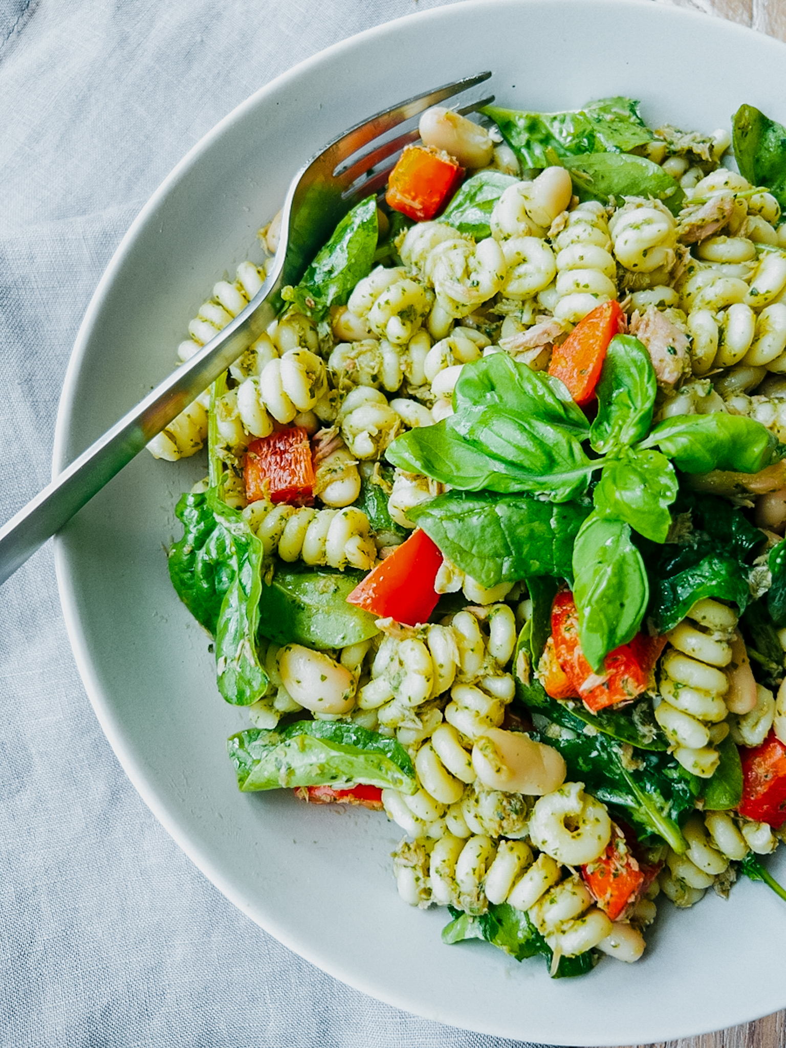 Tuna pasta salad no mayo