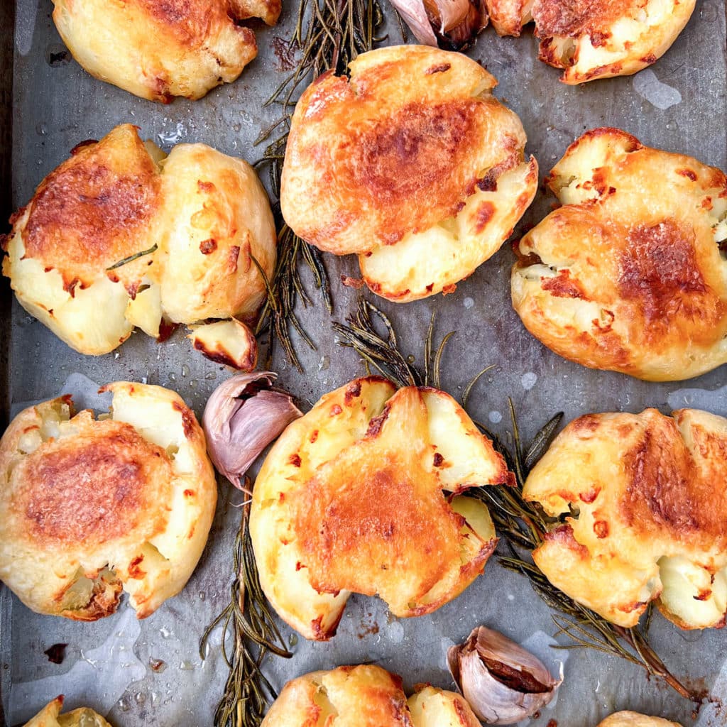 easy crispy smashed potatoes 2