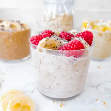 Banana Overnight Oats - Apple and Banana Overnight Oats