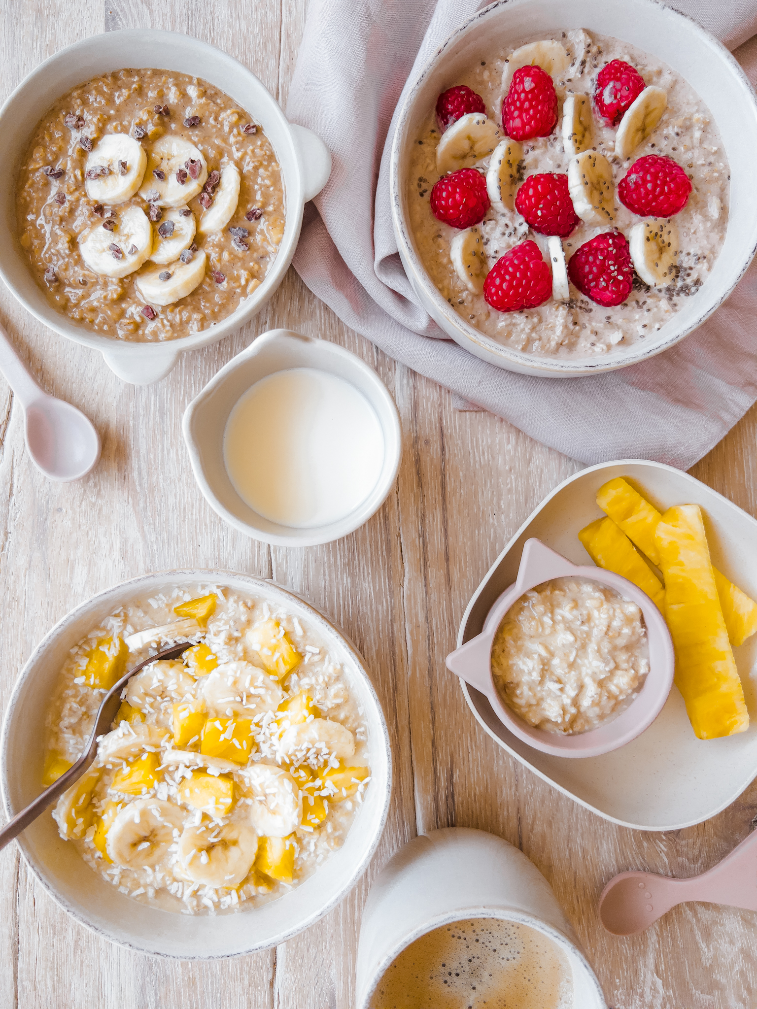 family breakfast suitable for baby weaning
