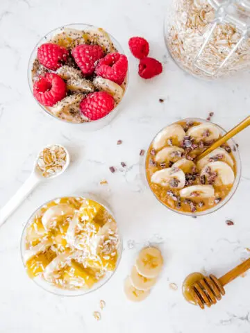 Banana Overnight oats — family breakfast recipes