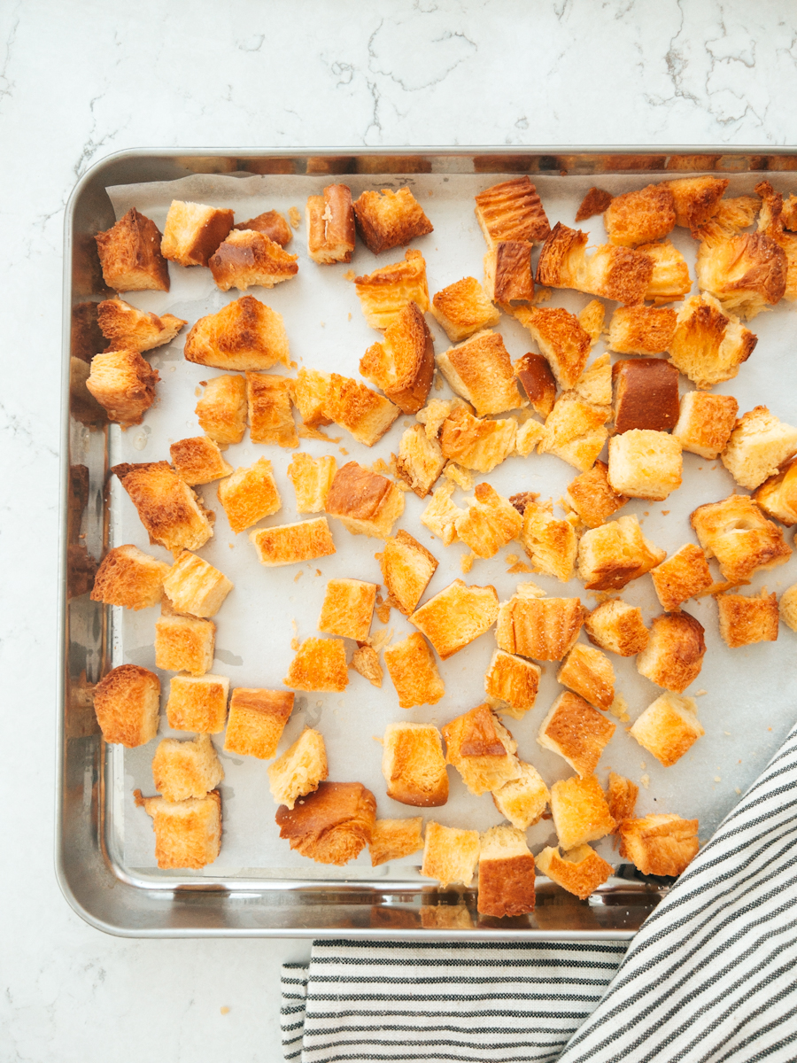 Brioche croutons recipe