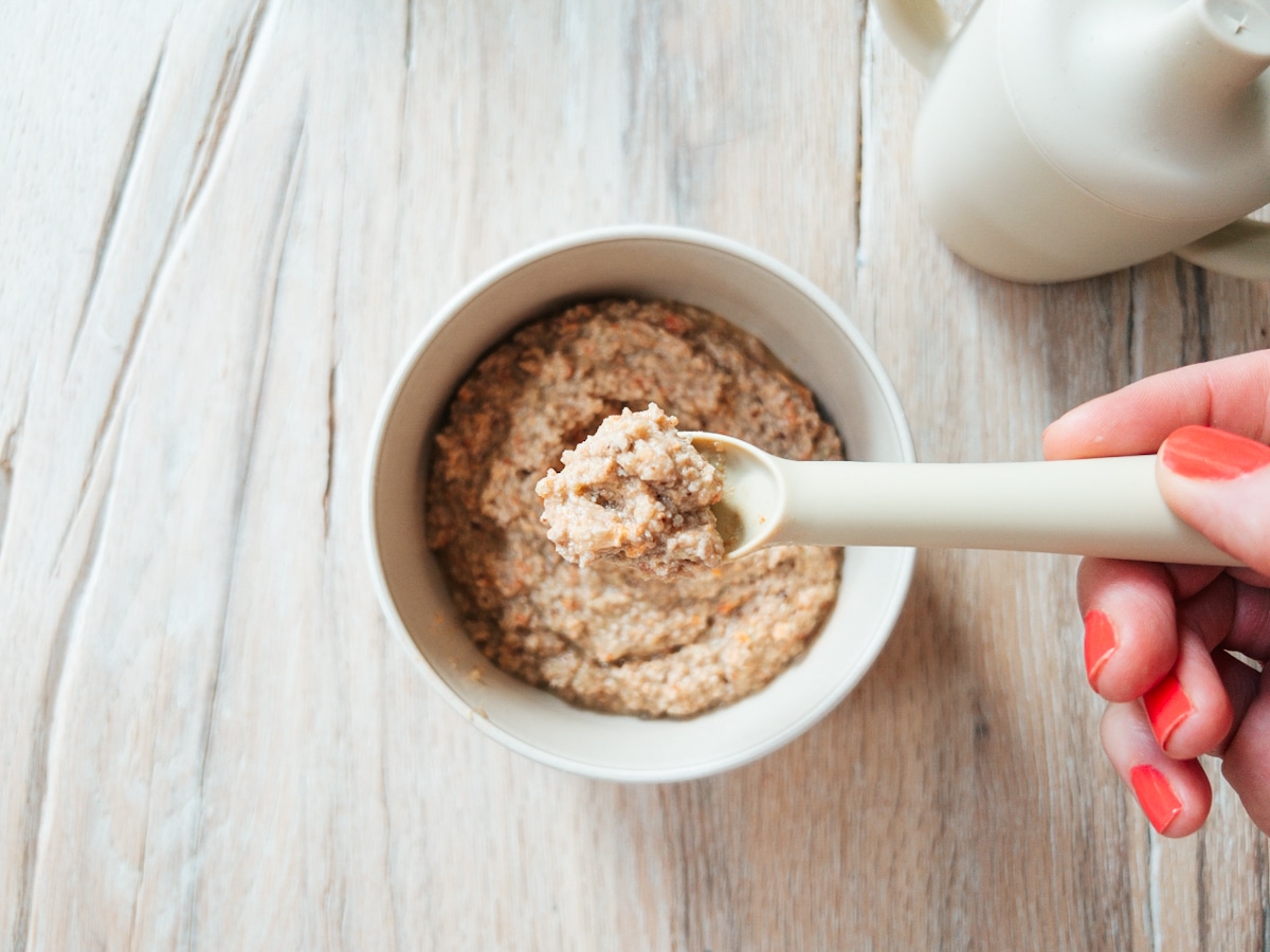 Baby Weaning Spoon Feeding family meals