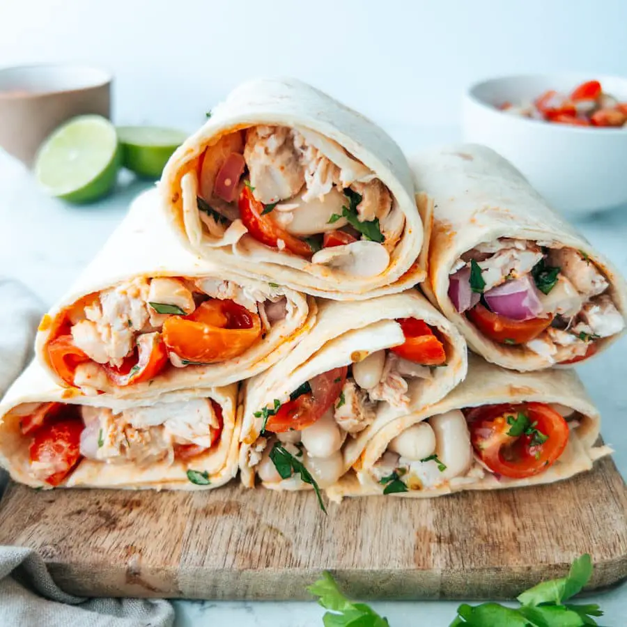 Chicken salad wrap family meals