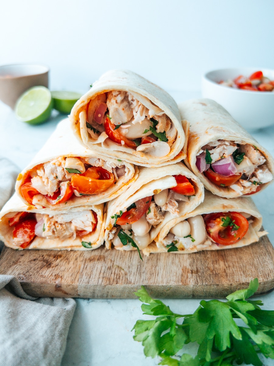 Chicken salad wrap family meals