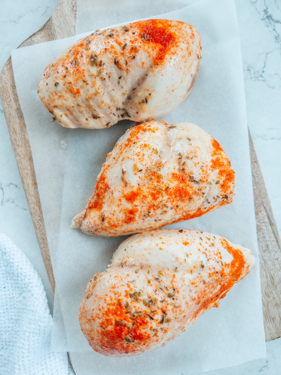 Cooked chicken breasts - family meals
