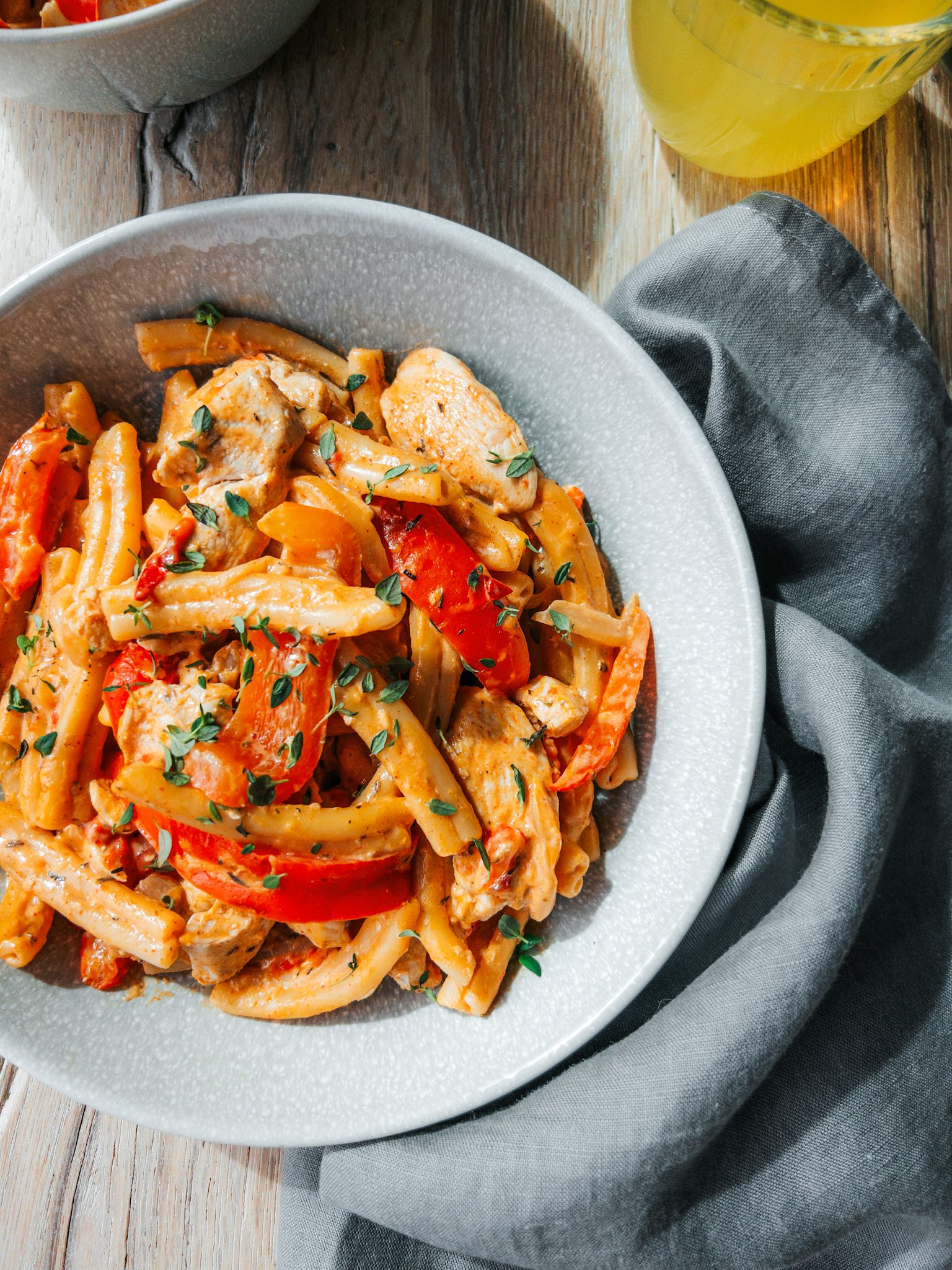 Cajun Chicken Pasta One-Pot - mild and suitable for kids