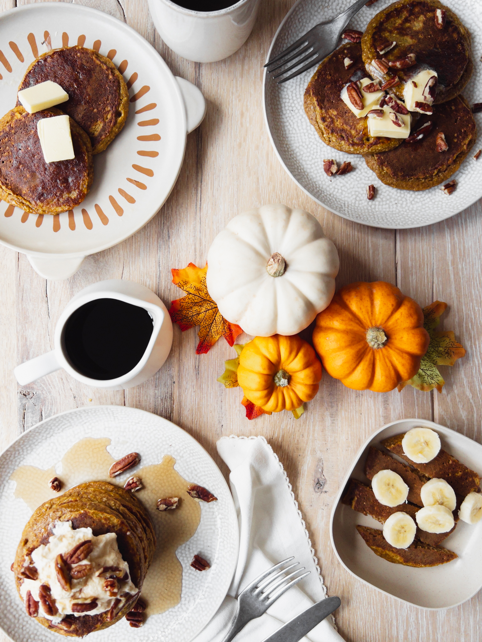 Pumpkin Spice Oat Pancakes - suitable for baby weaning