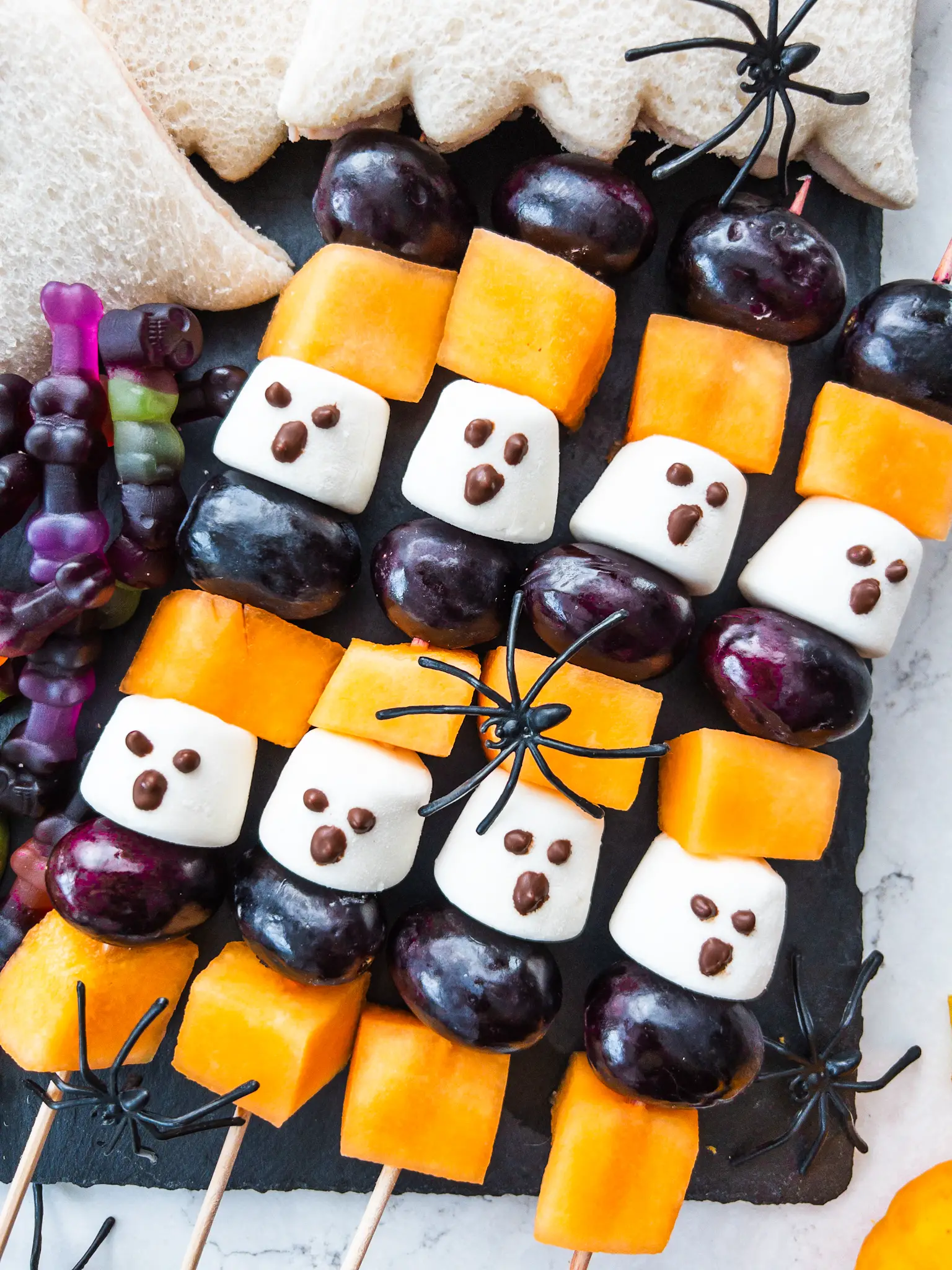 Halloween Fruit Skewers - kids halloween treats
