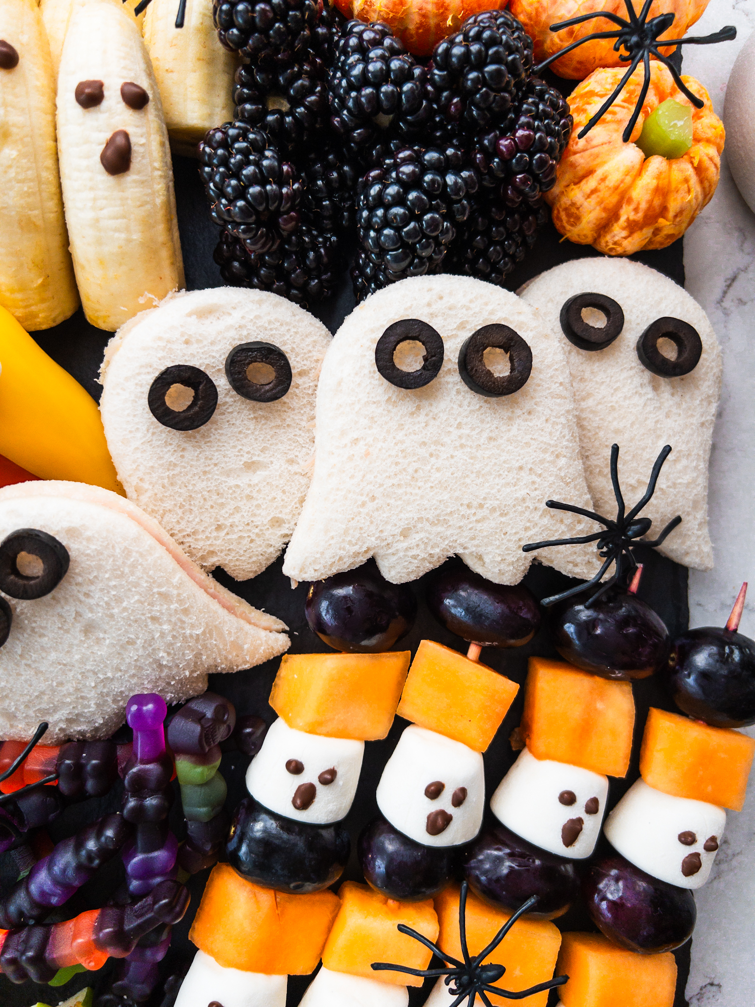 Halloween Ghost Sandwiches for kids