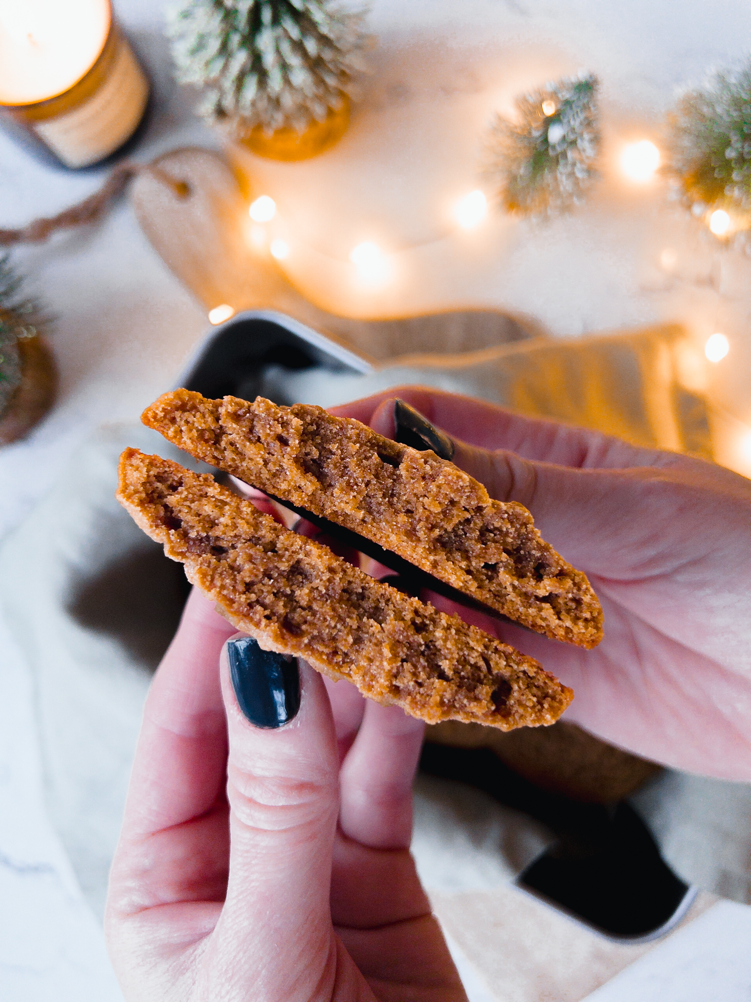 Soft Gingerbread Cookies - christmas food gifts