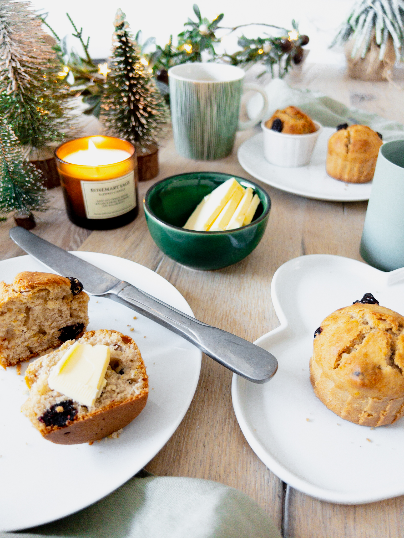 Cranberry & Orange Breakfast Muffins - Christmas Muffins - Family