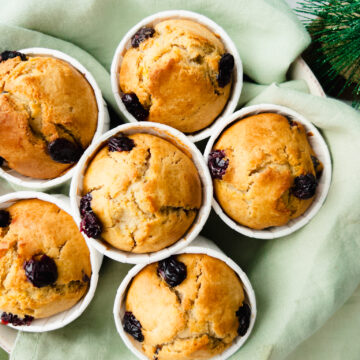 Cranberry orange breakfast muffins - christmas morning breakfast recipes