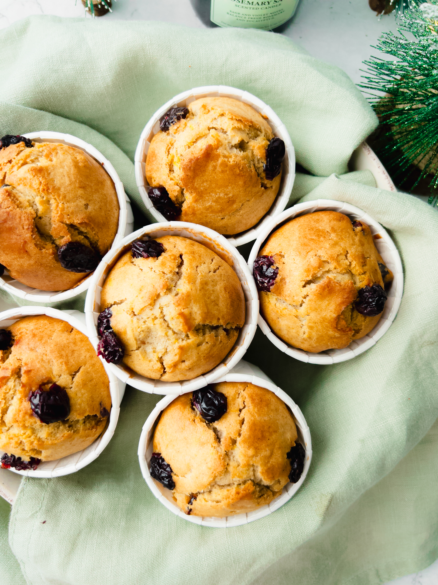Cranberry orange breakfast muffins - christmas morning breakfast recipes
