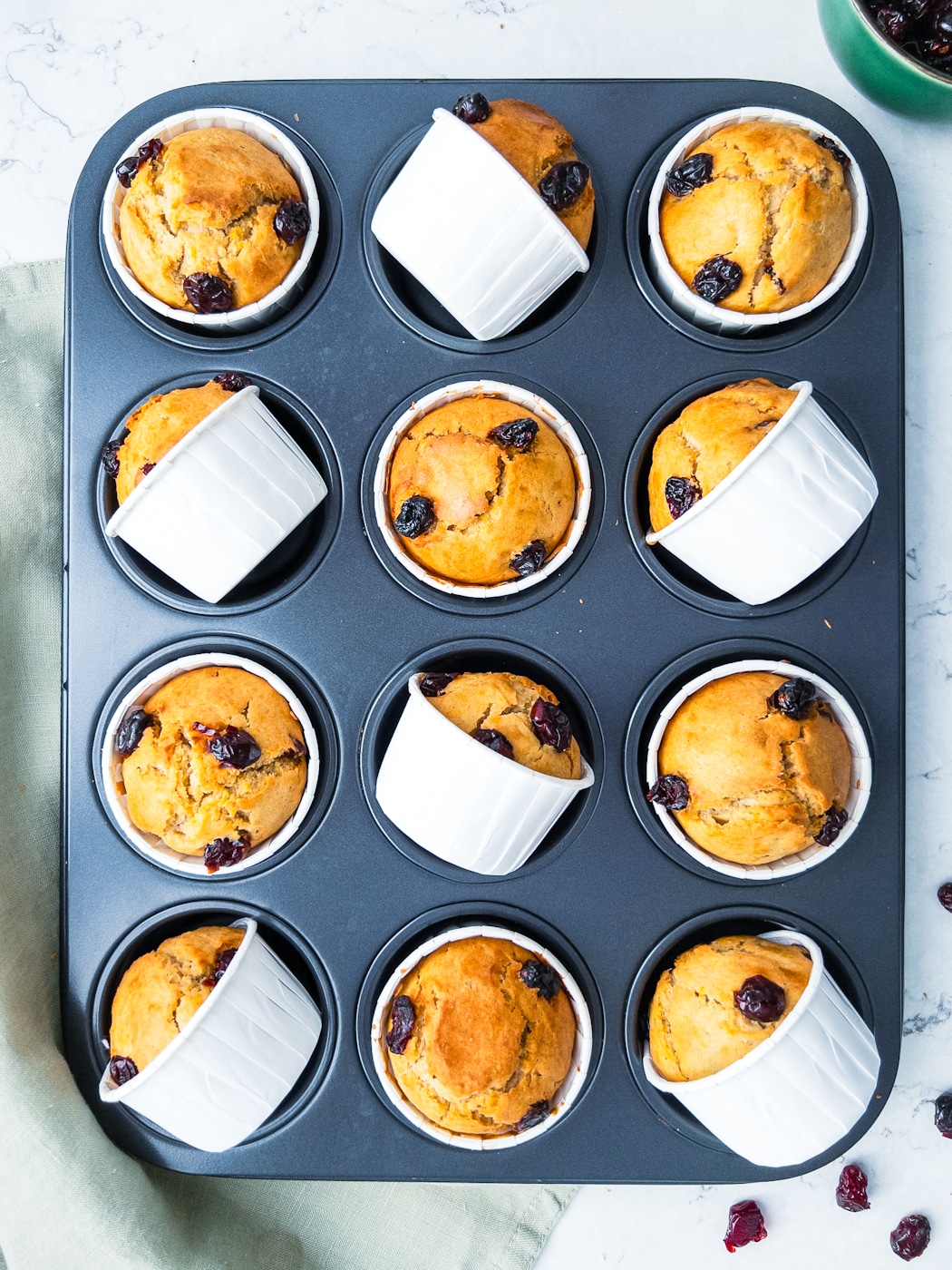 Orange Cranberry Muffins - family Breakfast ideas