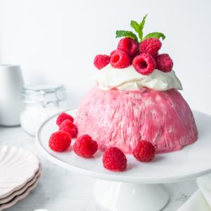 Raspberry Ice Cream Bombe - Christmas Recipes