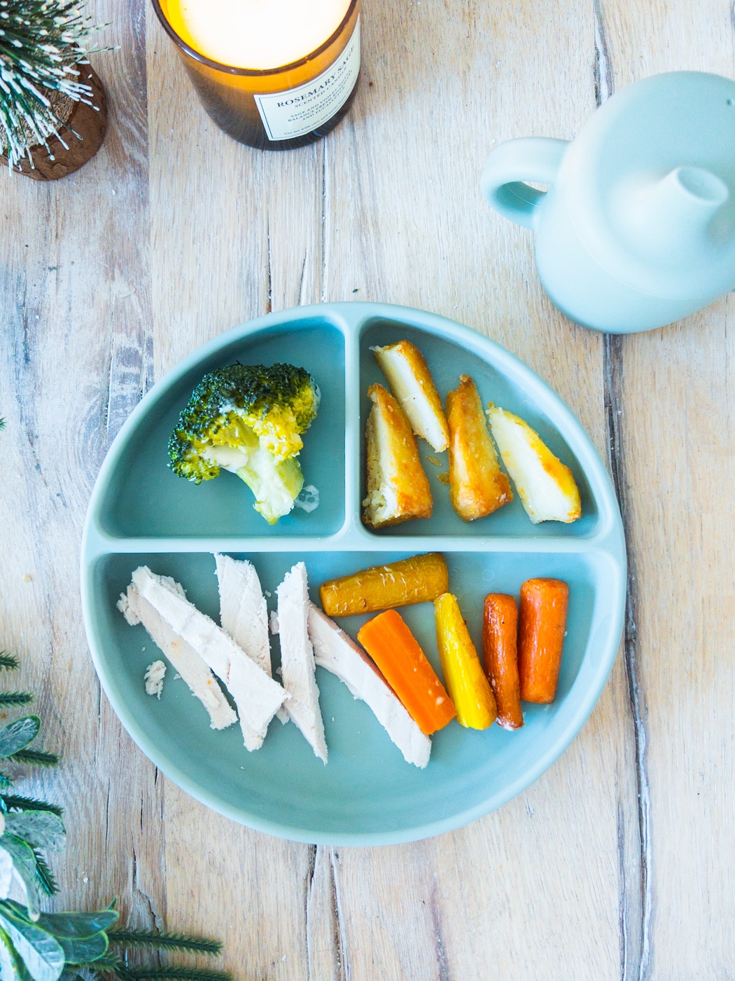 Baby weaning - broccoli side dish - roast dinner