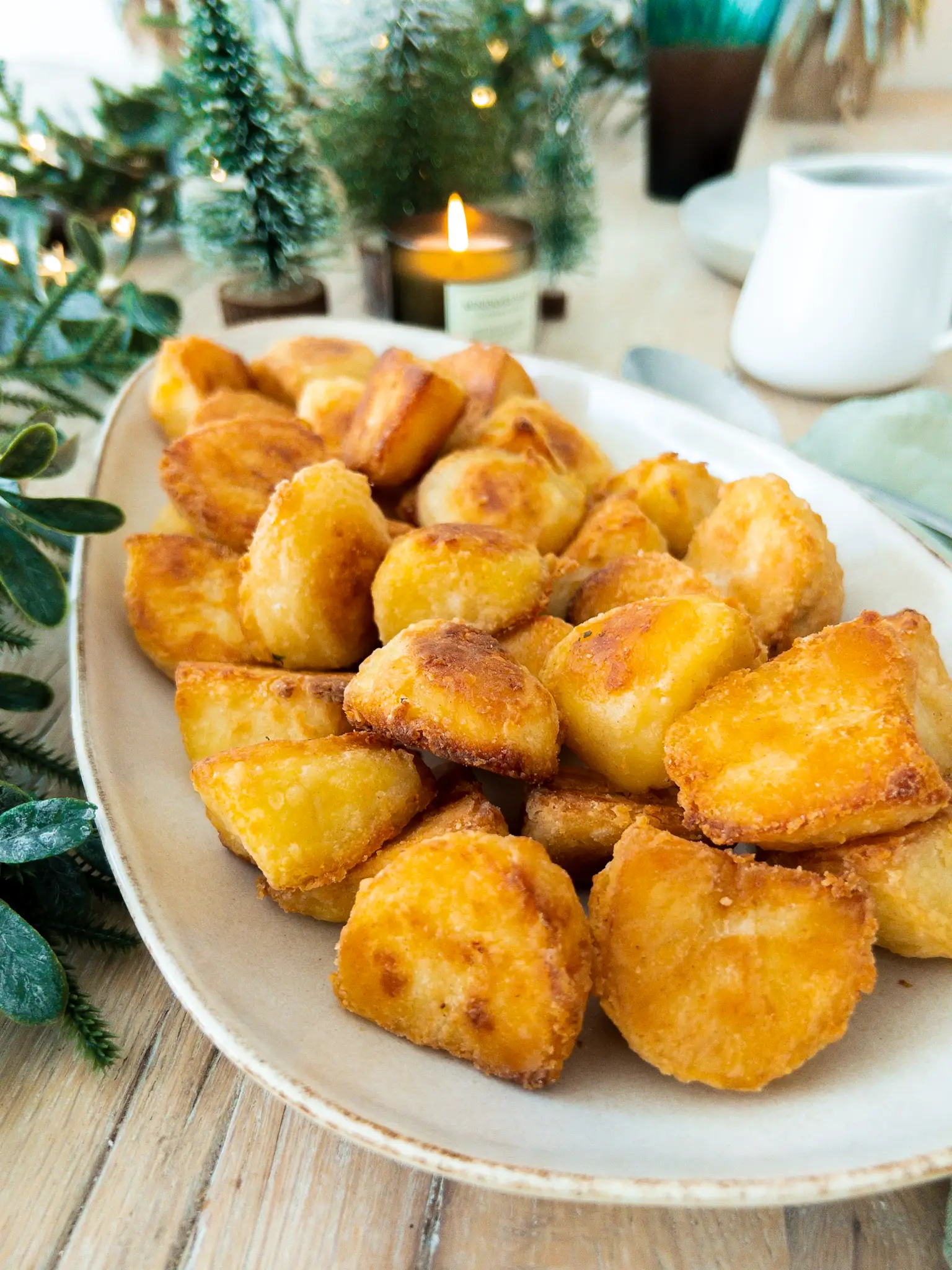 Roast potatoes with flour - thanksgiving recipes
