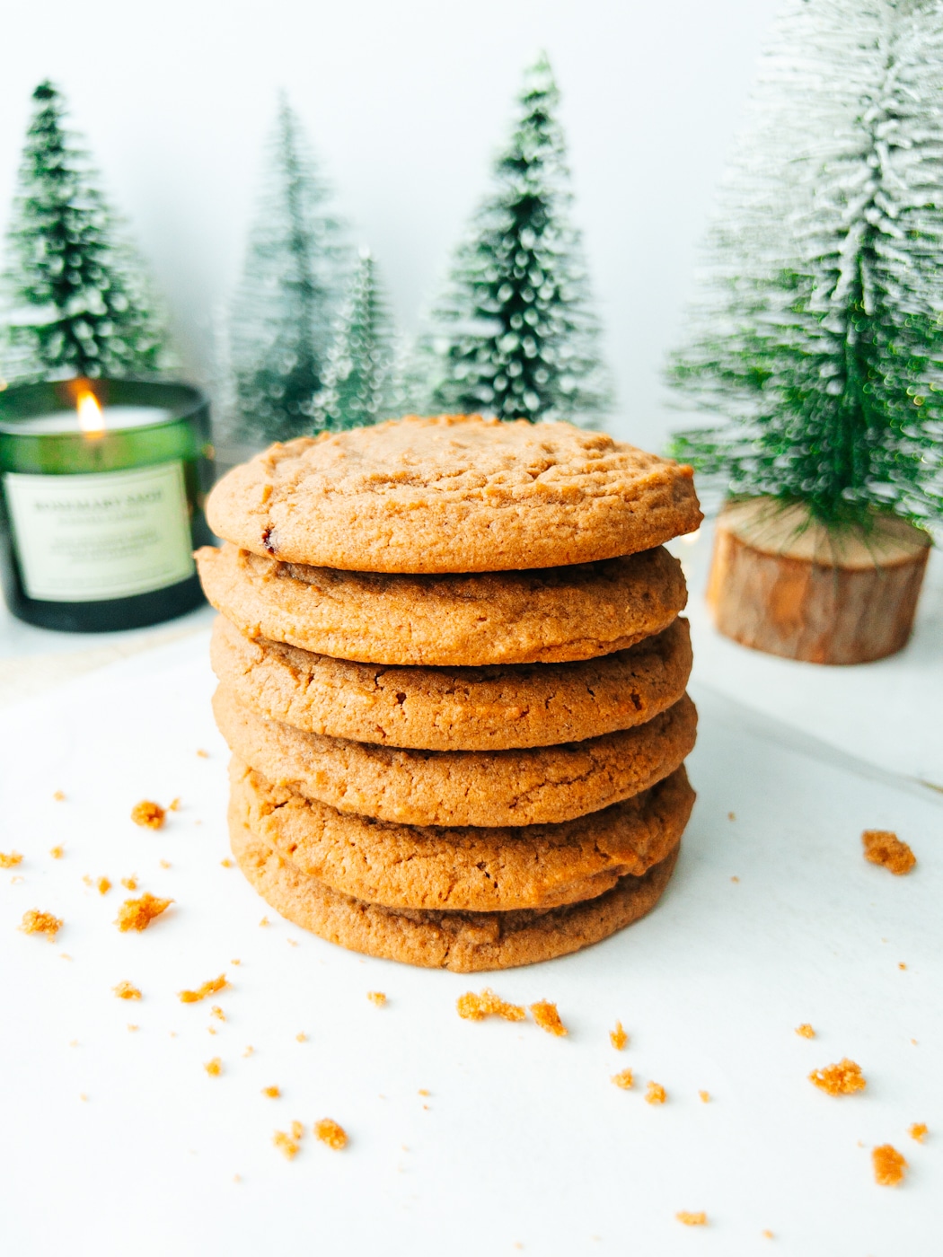 Stack of gingerbread cookies