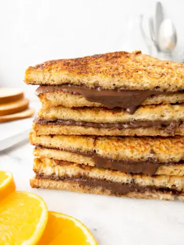 Chocolate Orange French Toast Sandwiches