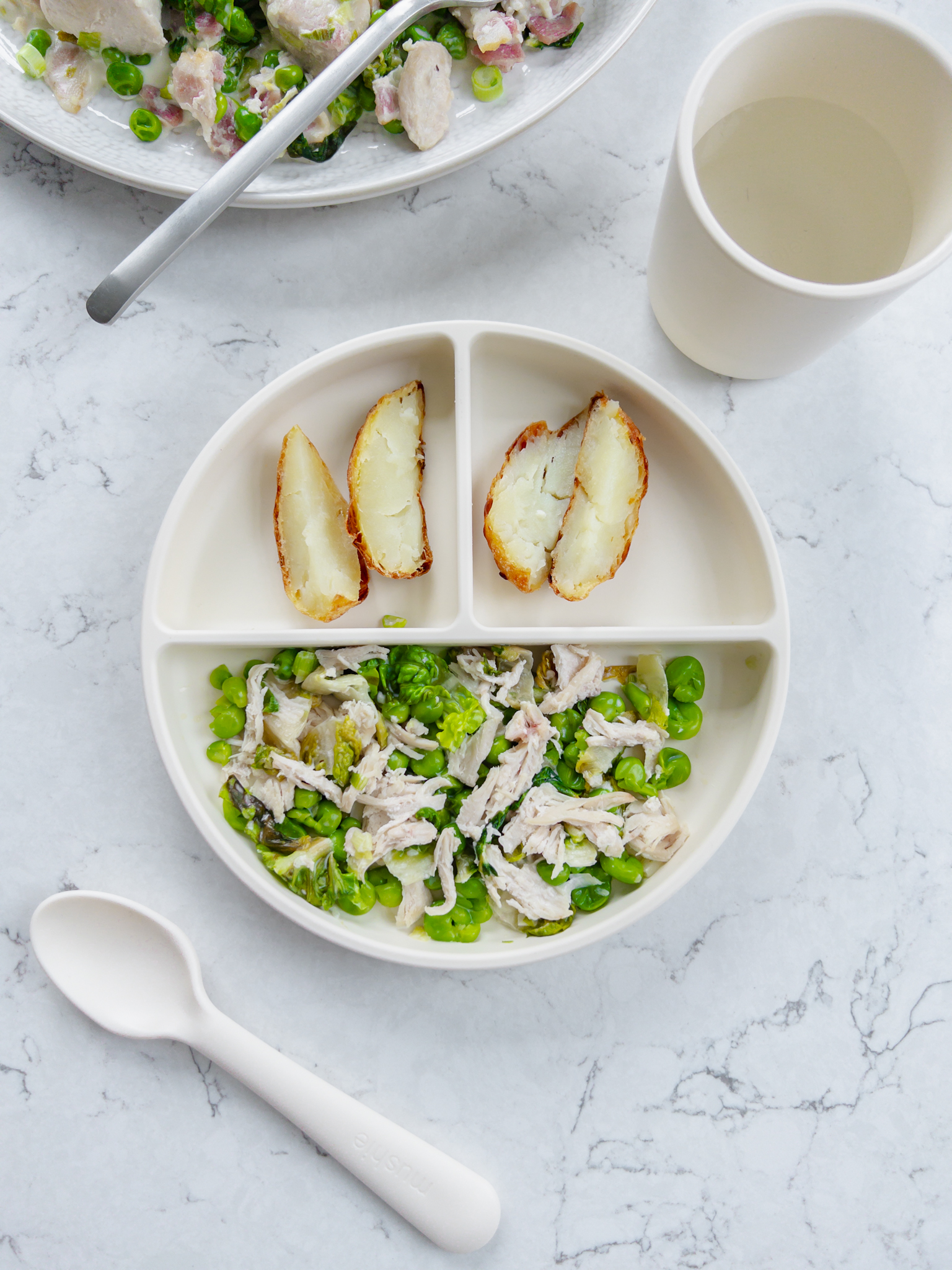 Family meals for baby led weaning