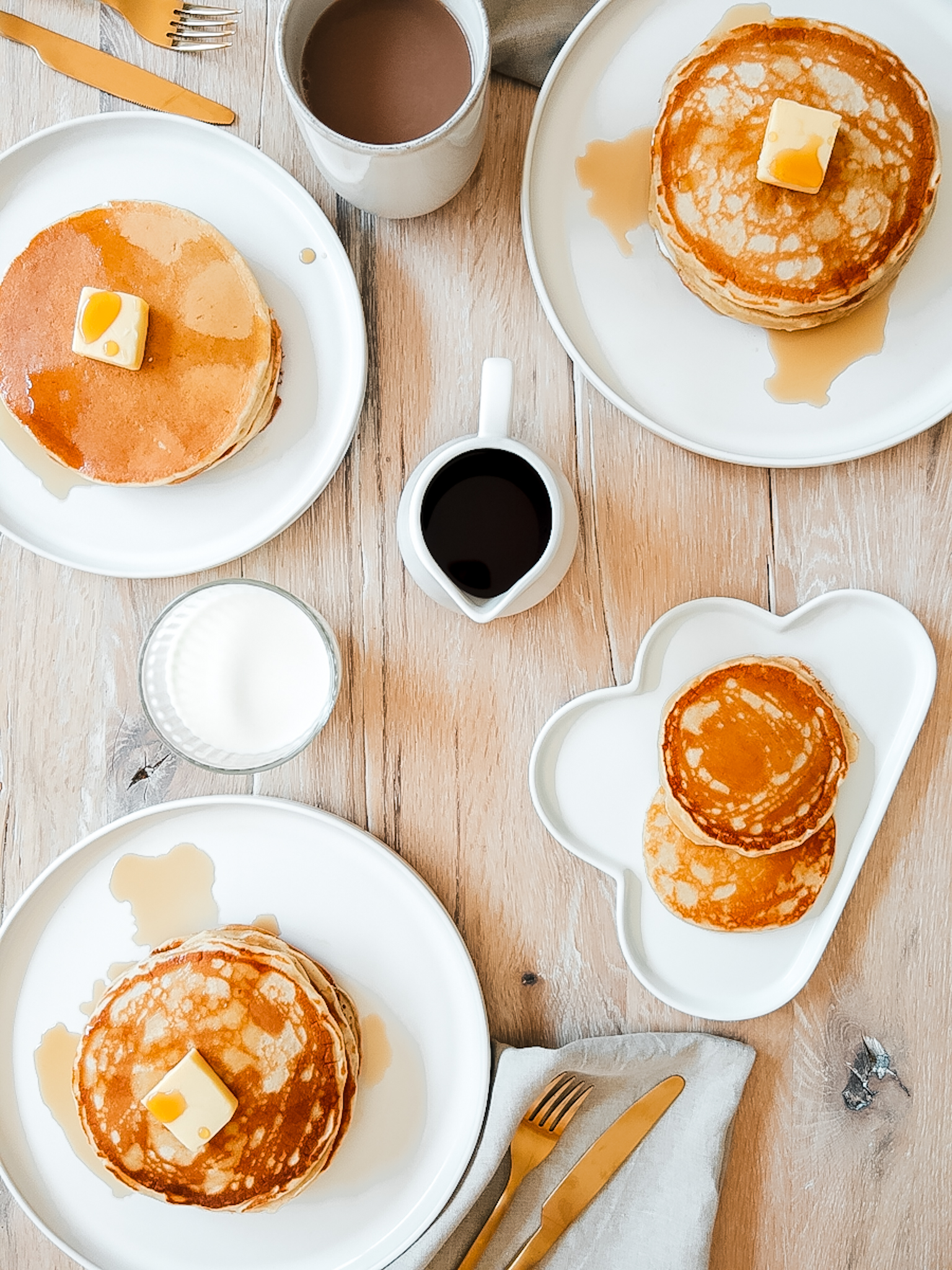 Fluffy Lemon Skyr Pancakes - Family Meals suitable or Baby Led Weaning