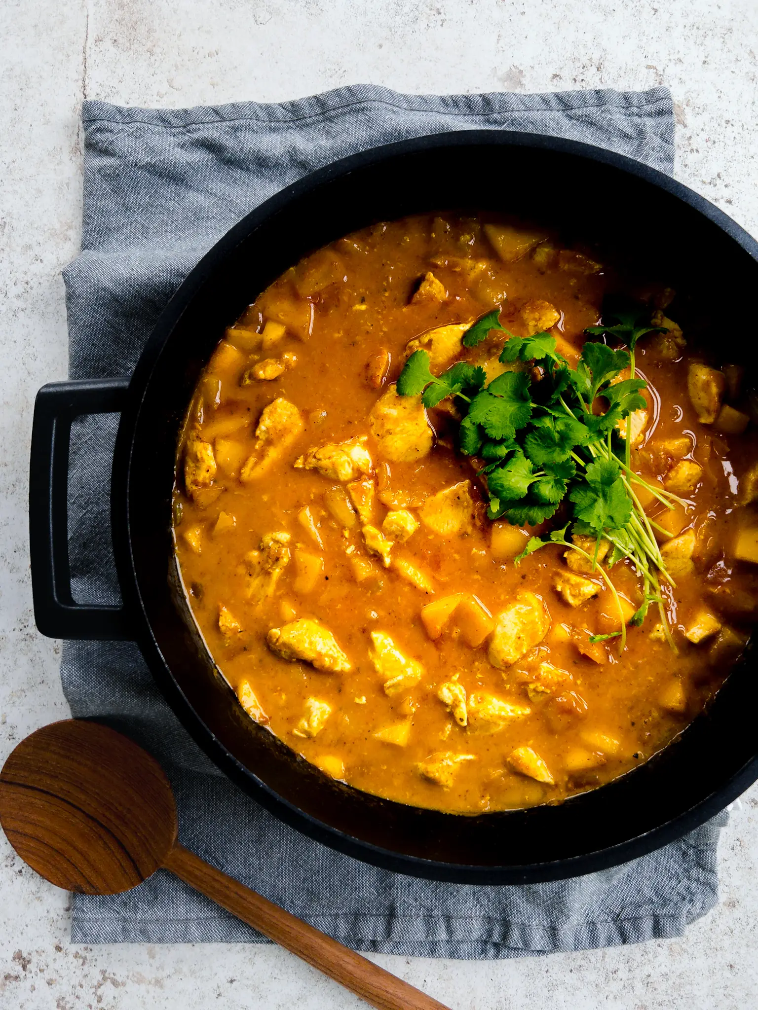Mango Chicken Curry - mild curry recipe
