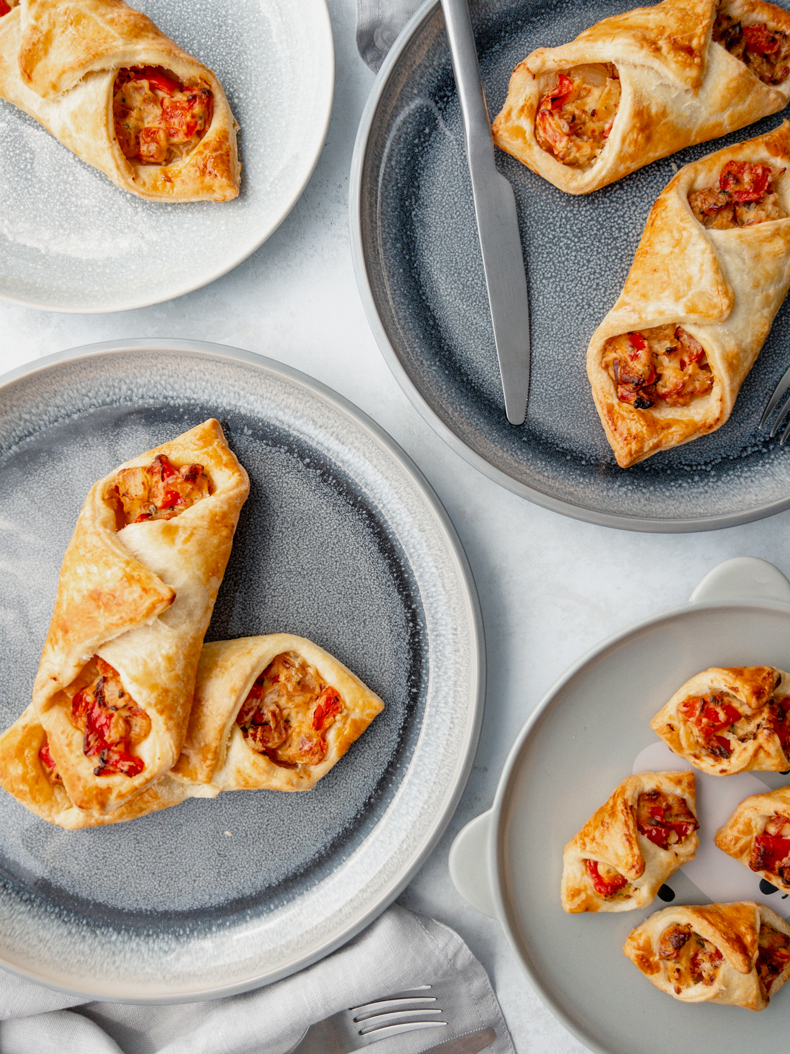 Boursin Puff Pastry Turnovers - family meals for baby weaning
