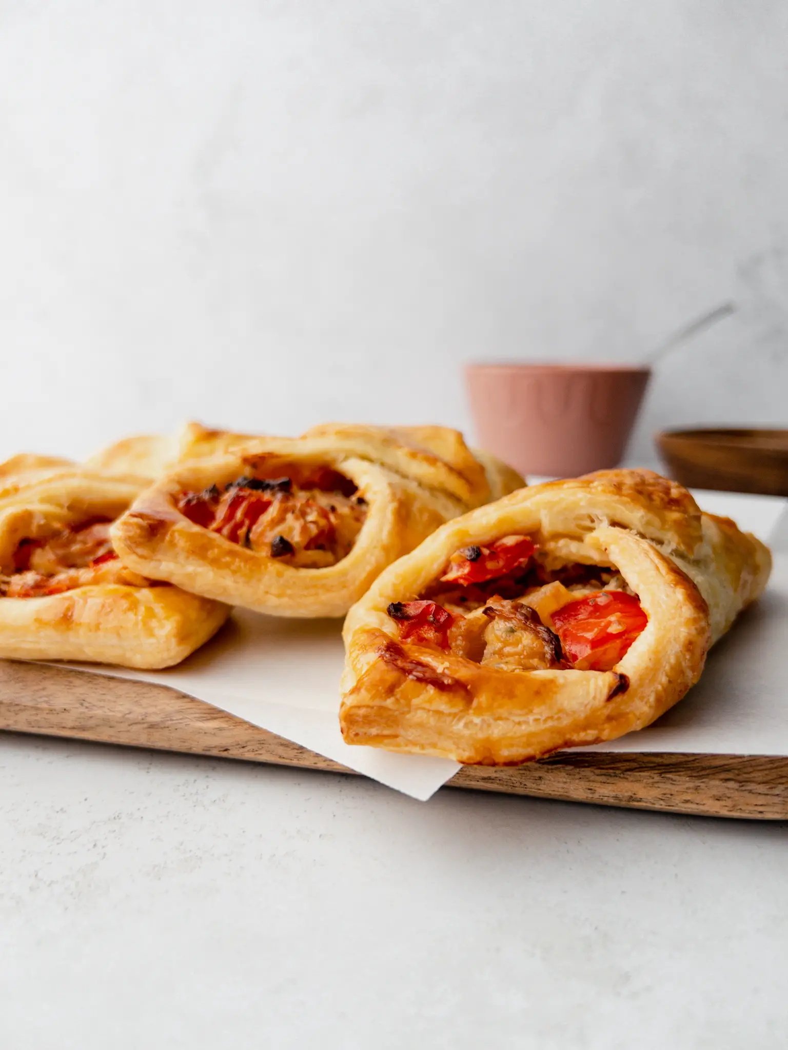 Boursin Puff Pastry Turnovers - red pepper pastry recipe