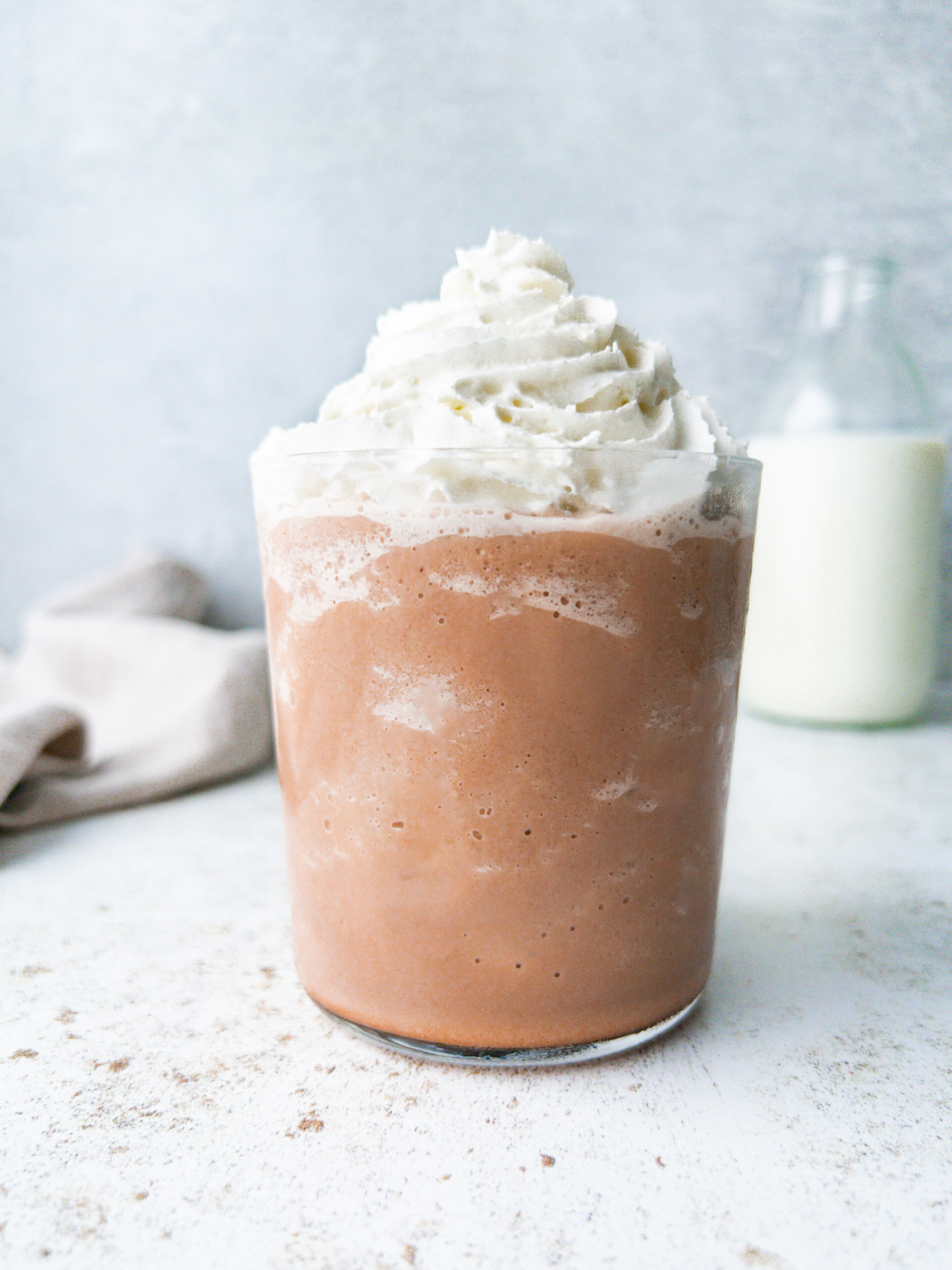 Homemade frappuccinos - chocolate frappuccino mocha frappuccino