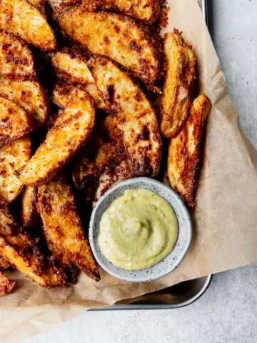 Parmesan Wedges with Pesto Mayo - Family Recipes 1