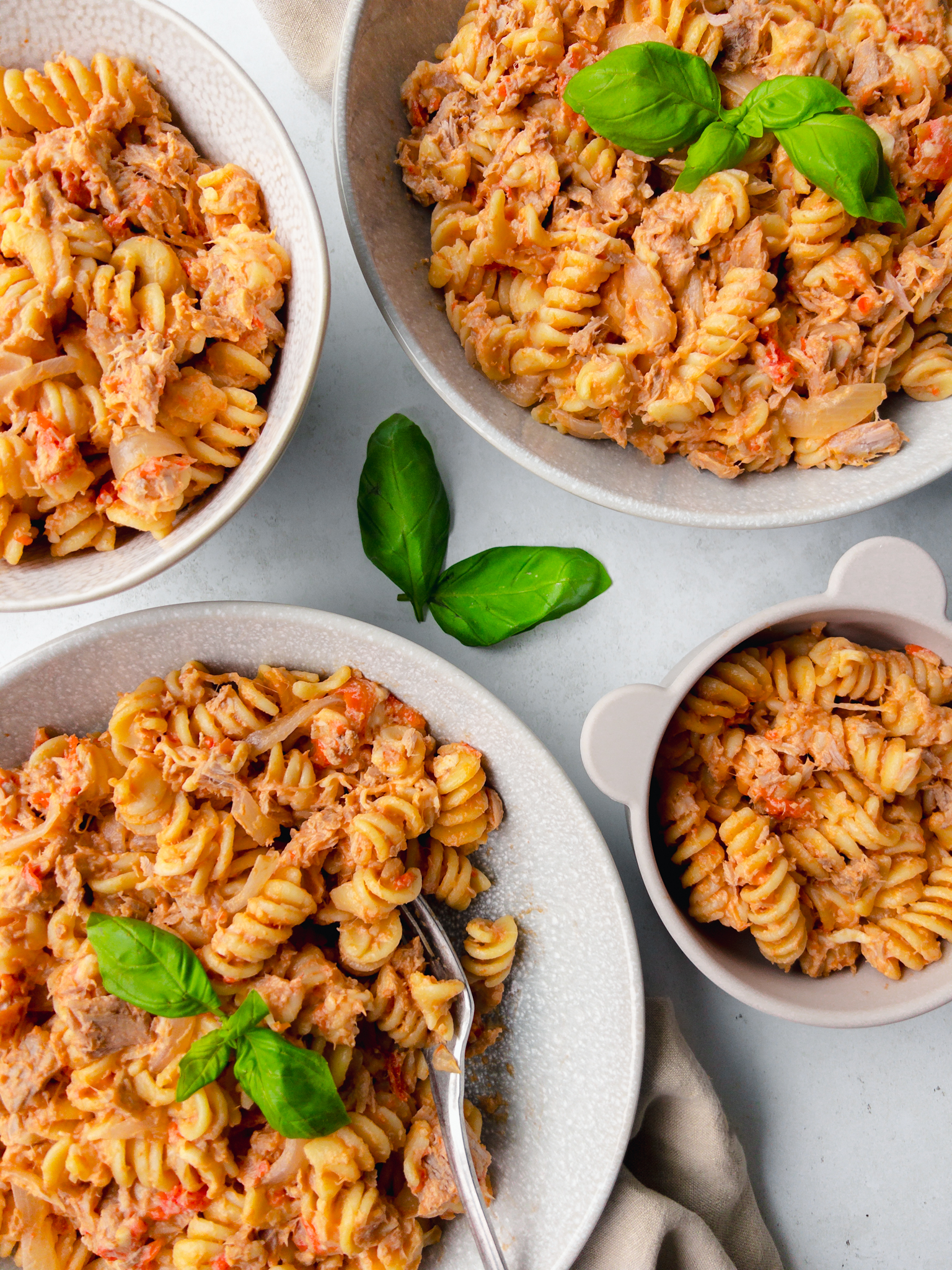 One pot tuna pasta - family meals suitable for baby weaning