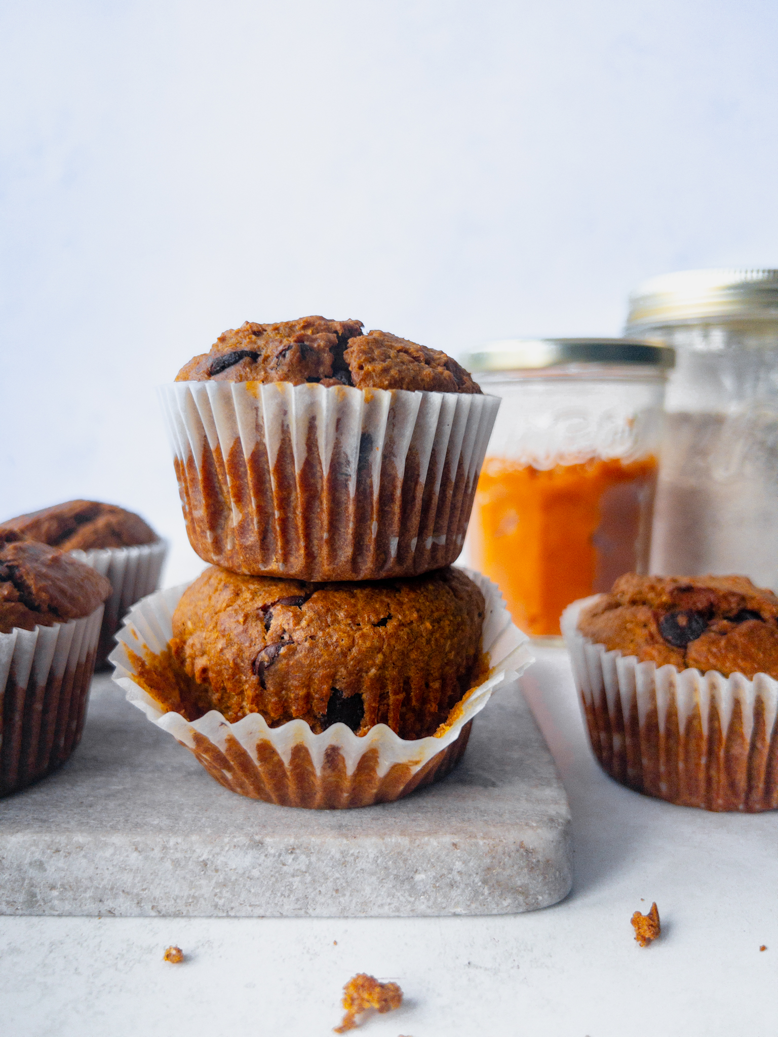 Pumpkin Spice Breakfast Muffins - pumpkin and spice muffins