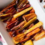 Maple Roast Carrots and Parsnips - Christmas and Thanksgiving Roast Dinner Side Dish Recipes