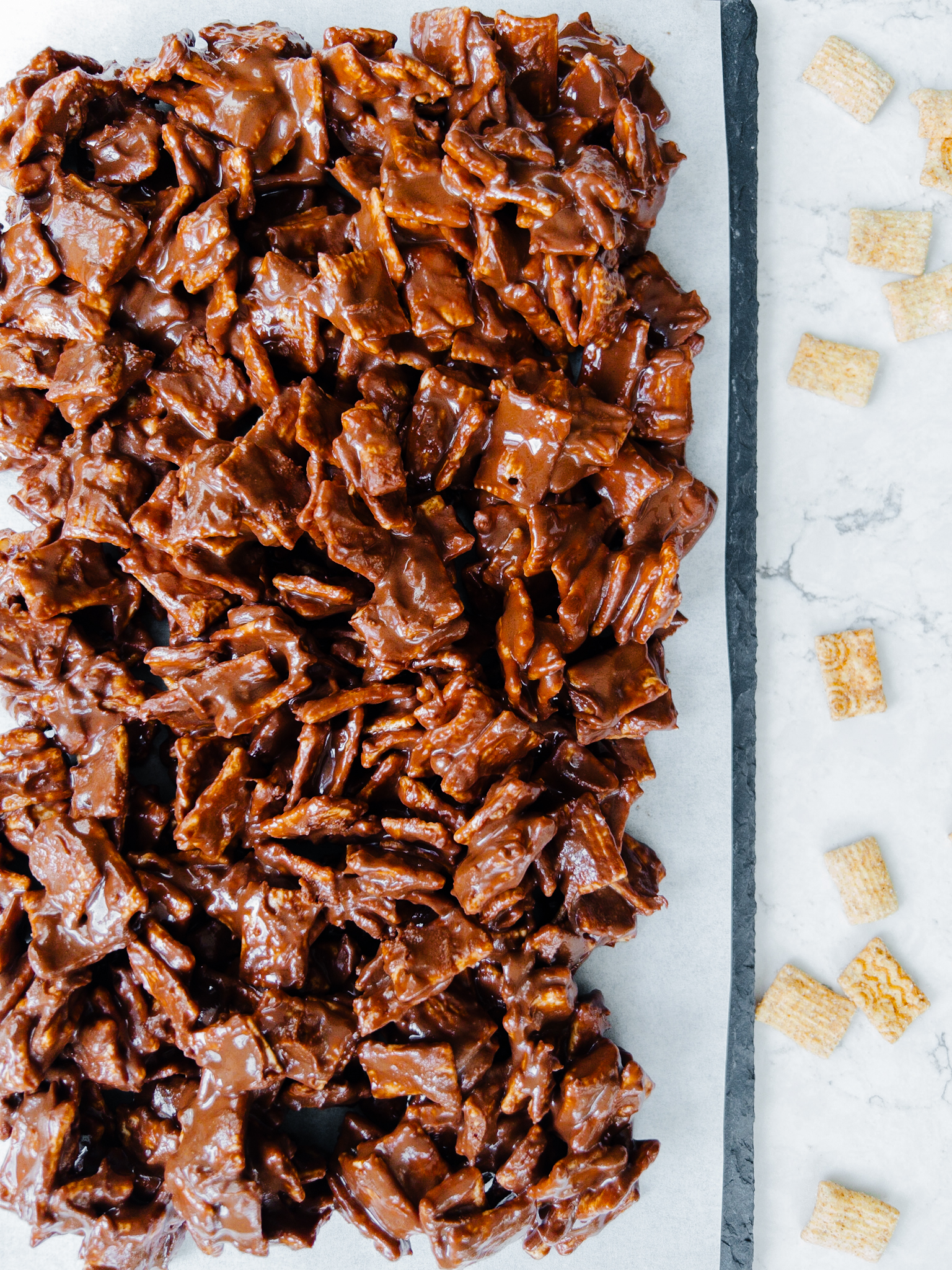 Curiously cinnamon chocolate covered cereal