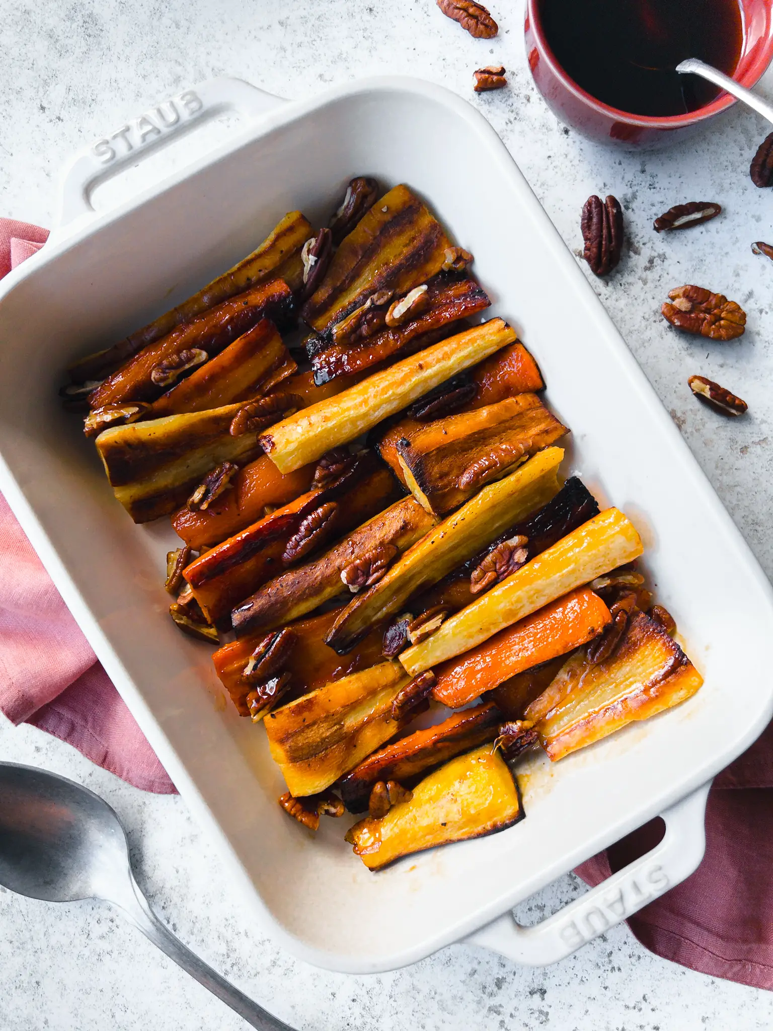Maple Roast Carrots and Parsnips - Roast Dinner Side Dish Recipes