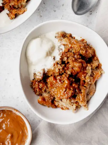 Slow cooker banana pudding