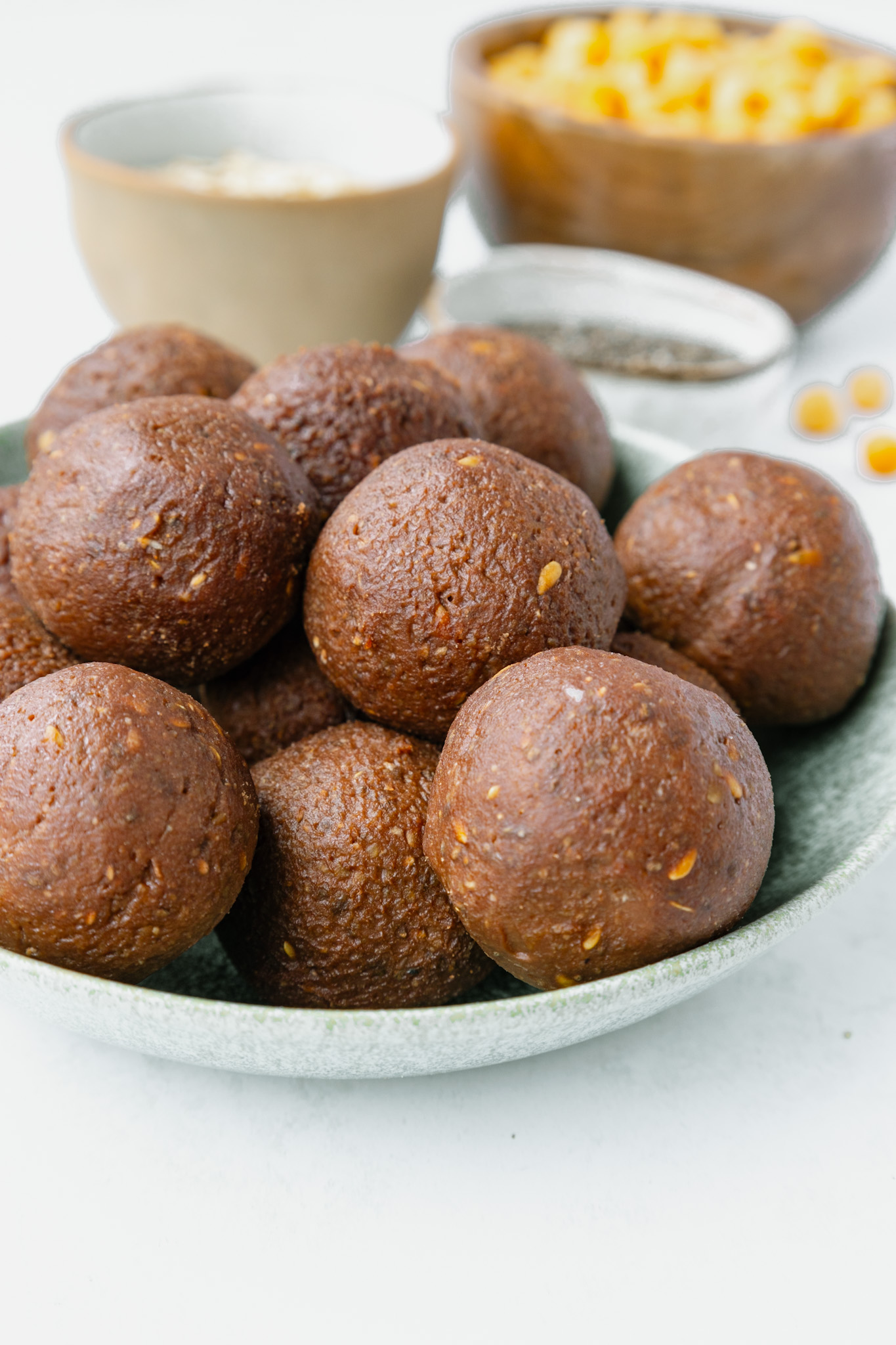 Chickpea Bliss Balls - healthy protein snacks