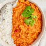 Cheesy Mexican Lentils - family meals - meat free recipe