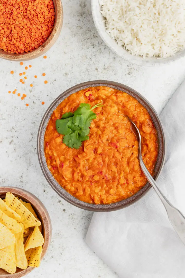 Cheesy Mexican Lentils - mild mexican lentils